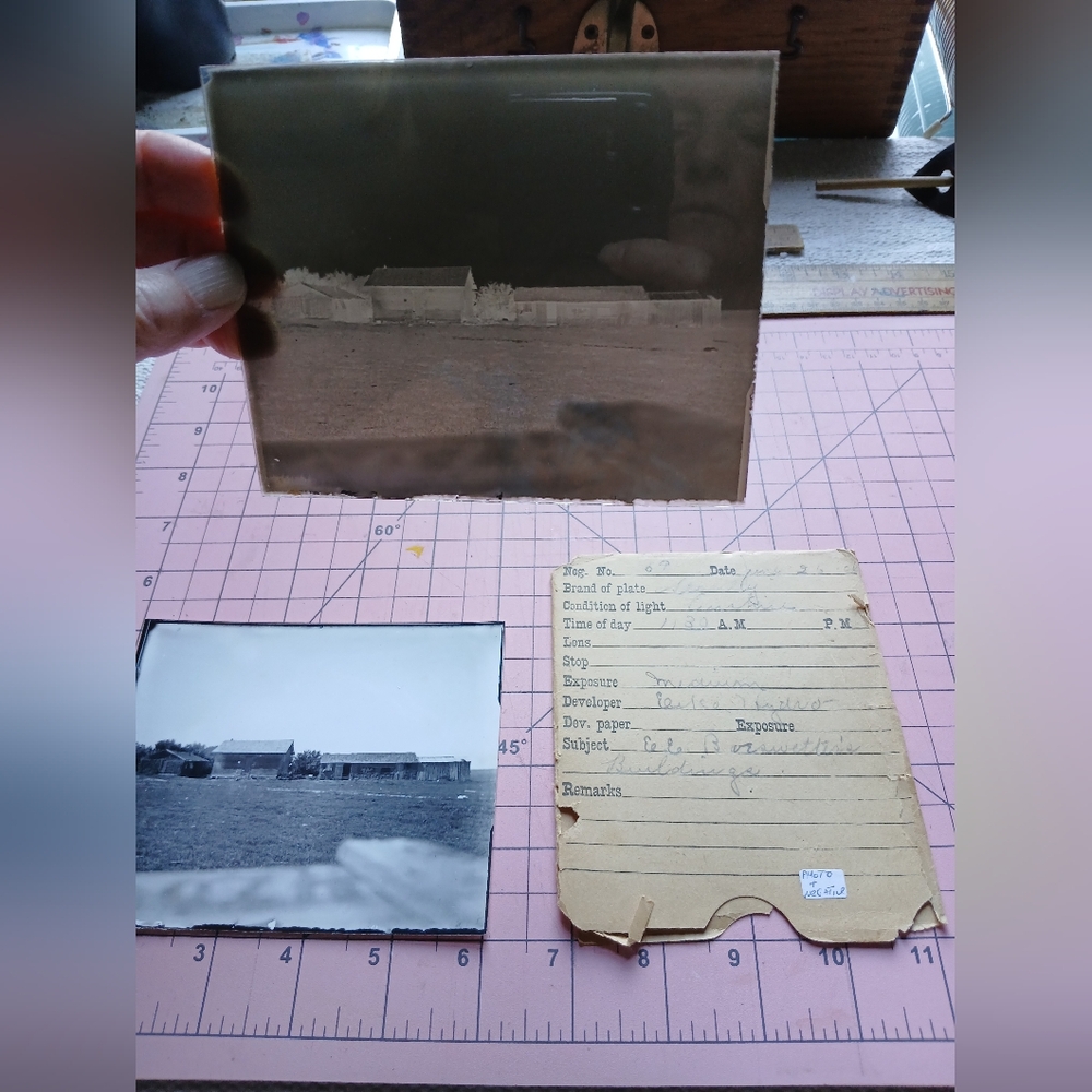 Vintage Negative, Photo and Package